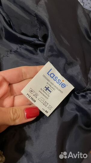 Демисезонная куртка lassie для мальчика 80