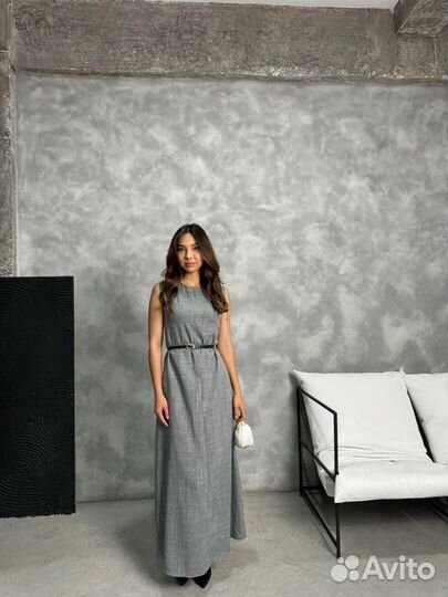 Платье льняное