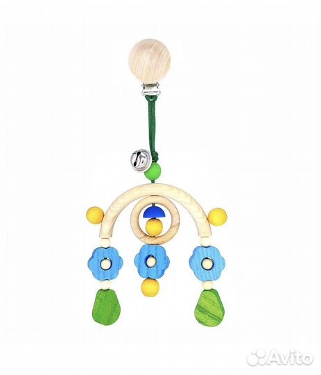 Растяжка и подвеска из дерева на коляску