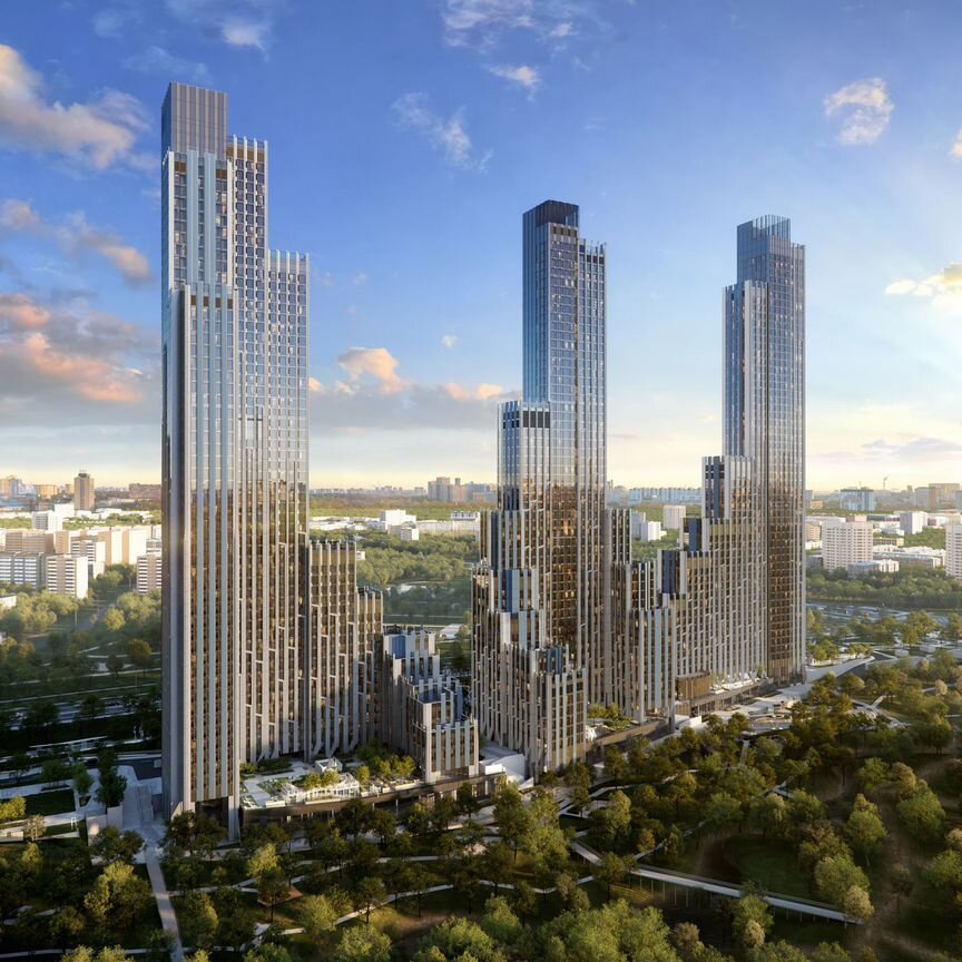 2-к. квартира, 61,9 м², 7/56 эт.