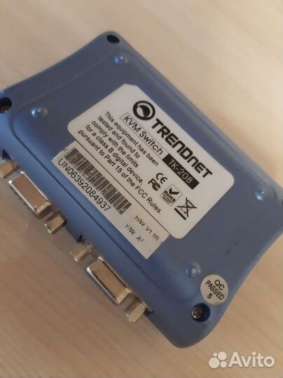 KVM-переключатель trendnet TK-208
