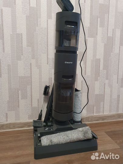 Вертикальный пылесос Dreame H12 серый