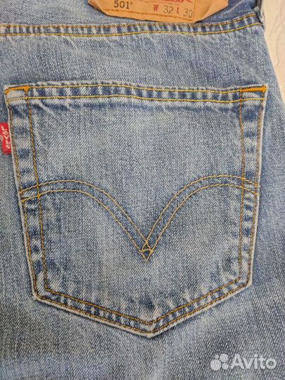 Джинсы/Фирменные/Levi's 501/W32/L30