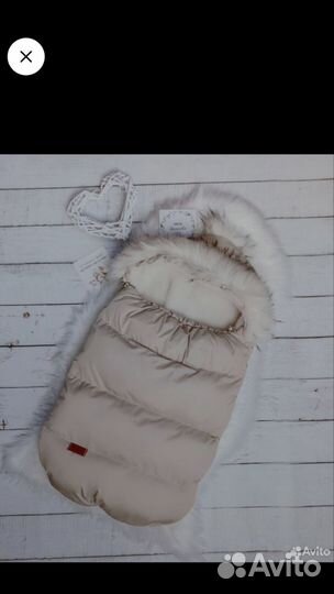 Конверт и комбинезон зимний +шапка