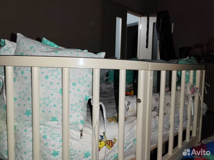 Детская кровать трансформер с маятником