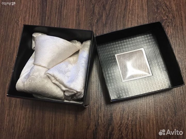 Галстук шелковый свадебный