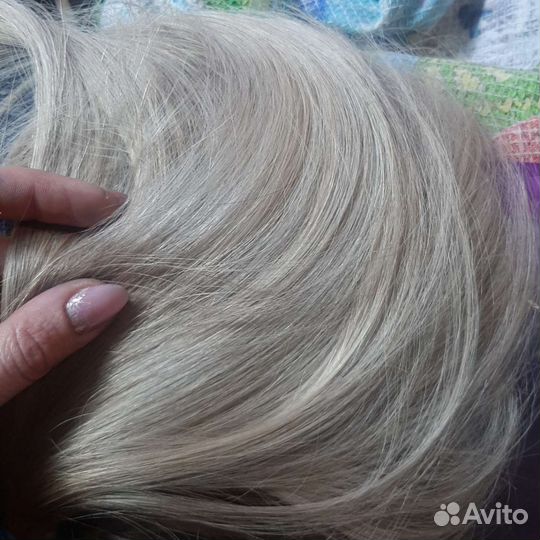 Волосы для наращивания б/у славянка 40см