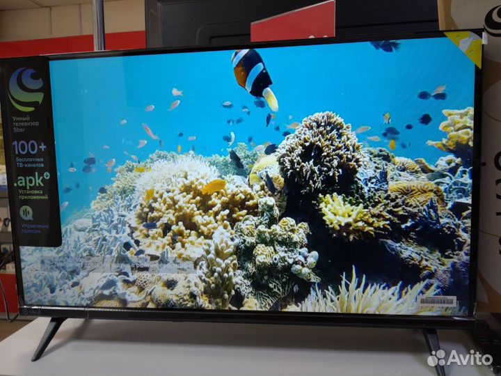 Смарт Телевизор Sber SDX-32H2124 Black
