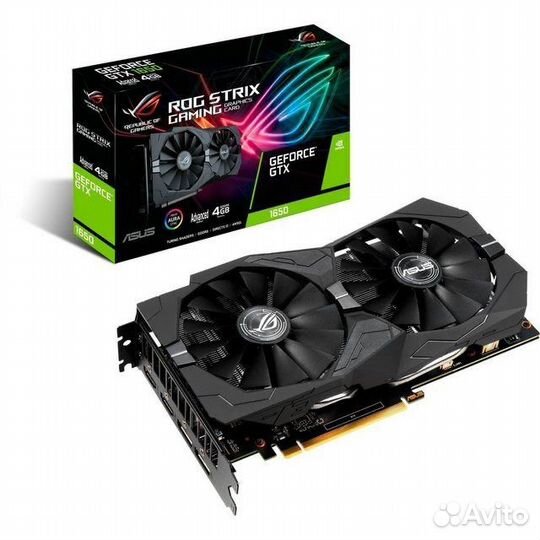 Видеокарта asus ROG strix gtx 1650