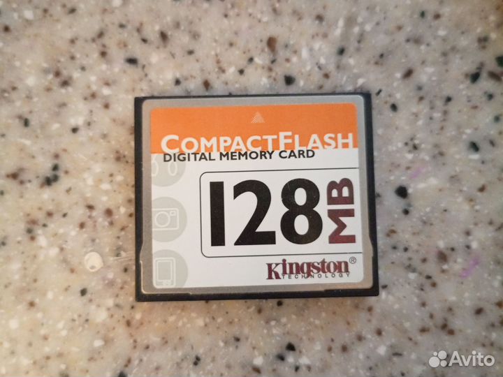Compact flash digital memory card 128 mb