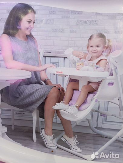Стульчик качели для кормления carello