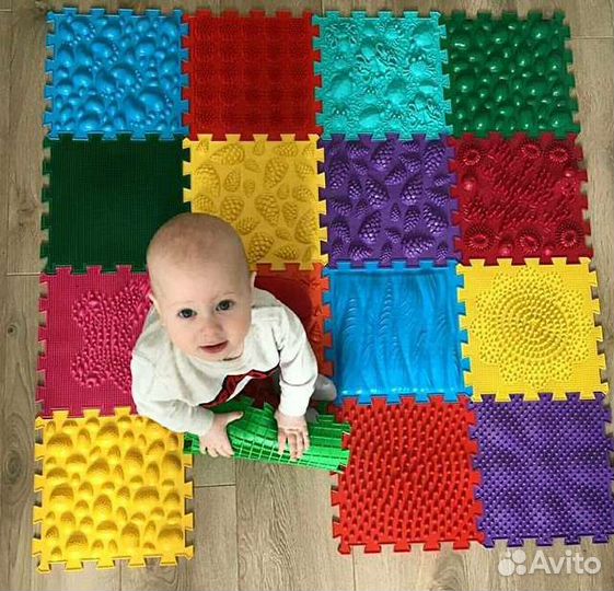 Массажный ортопедический коврик-пазл