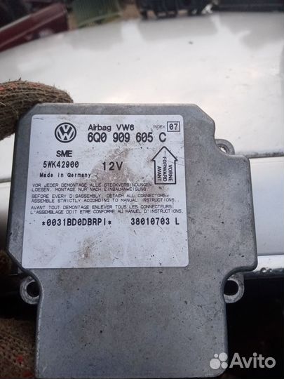 Блок управления AIR BAG Volkswagen Passat B5+