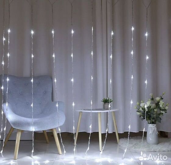 Гирлянда водопад