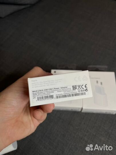 Блок питания для iPhone 20w вход type C новый