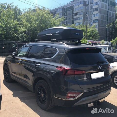 Багажник бокс на крышу hyundai santa fe
