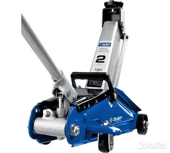 Подкатной домкрат Зубр Т-50 2т 130-380мм