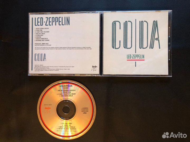 Cd. led zeppelin-japan-obi