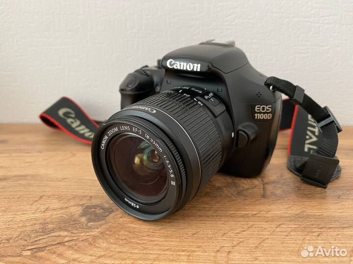 Зеркальный фотоаппарат canon eos 1100d