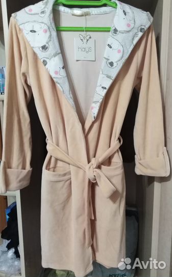 Халатики новые велюр и шелк пр-во турция