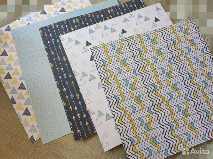 Остатки бумага для скрапбукинга