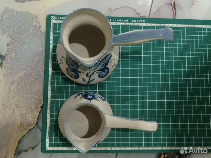 Турка. Молочник. Гжель