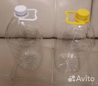 Продаю пэт 5л новые, широкое горло, с крышками