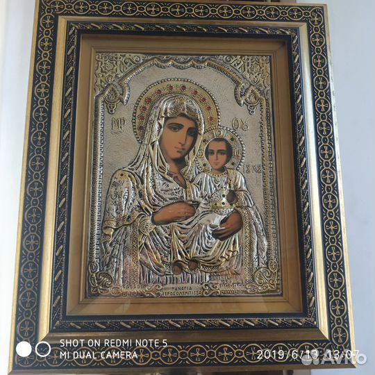 Икона (глубокое серебрение)