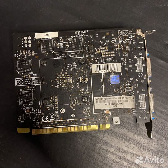 Видеокарта 750TI 1gb ddr5