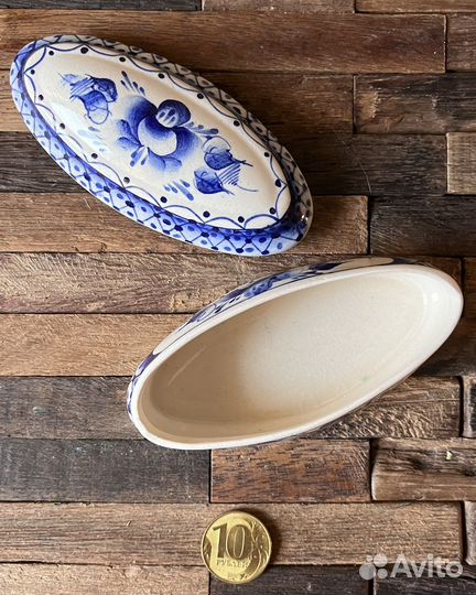 Шкатулка гжель