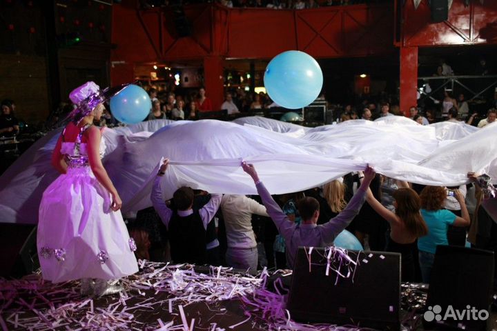 Аренда звукового оборудования + бумажное шоу