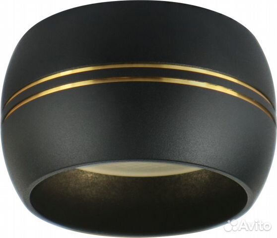 Накладной светильник эра OL13 GX53 BK/GD Б0049036