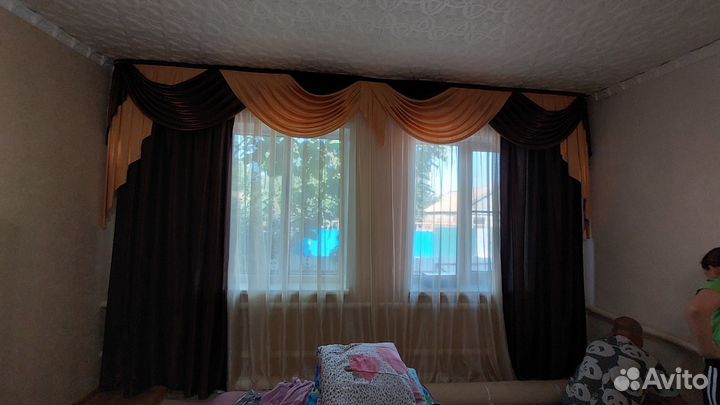 Занавески и портьерные шторы с ламбрикеном