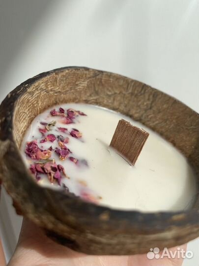 Свечи из кокосового воска