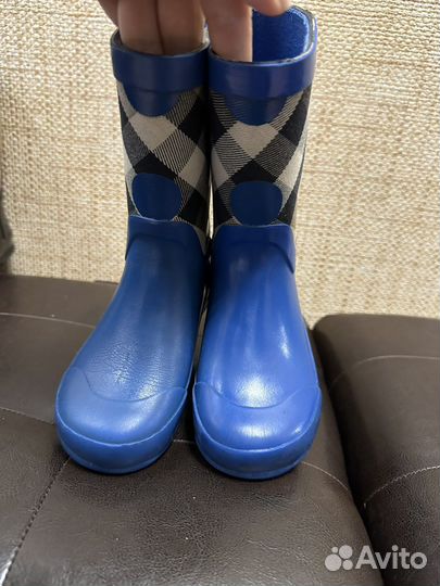 Burberry резиновые сапоги