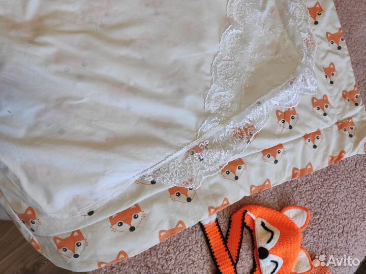 Конверт-одеяло + шапочка