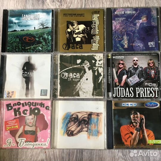CD MP3 диски рок техно поп транс метал