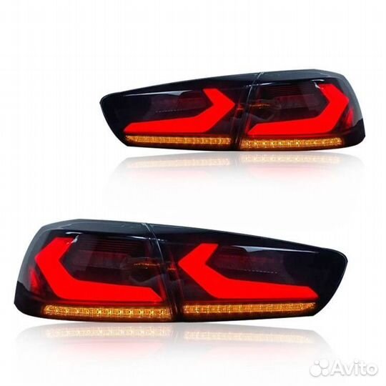 Mitsubishi lancer X Тюнинг LED Стоп сигналы F8EQ3