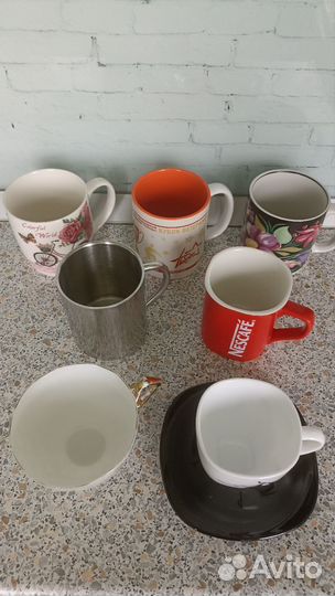 Чашки, кружки, стаканы