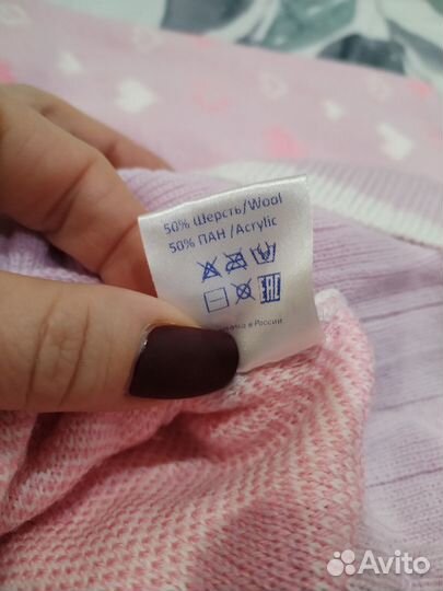 Теплое платье для девочки 86