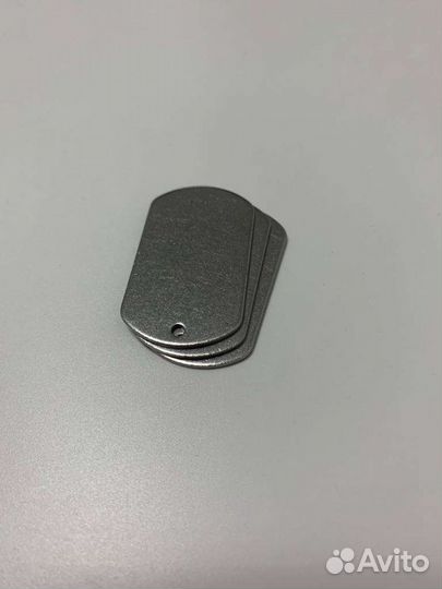 Армейские жетоны нержавейка - 28х50мм