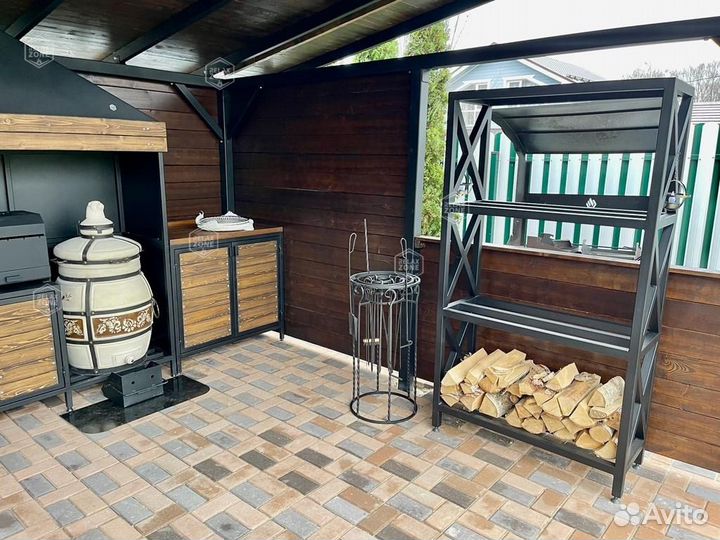 Мангал с крышей Беседка Коплекс