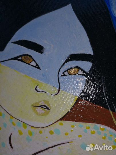 Картина акрилом на холсте