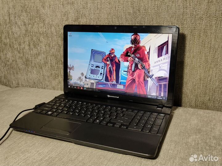 Игровой ноутбук PackardBell A83520/8gb/2видеокарты
