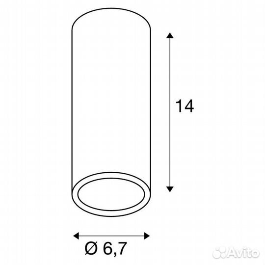 Светильник потолочный современный 151811 GU10 SLV