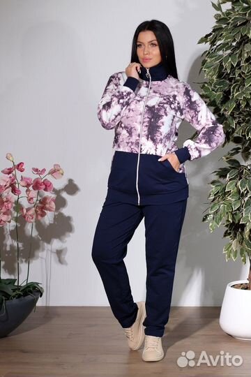 Спортивный/домашний костюм женский 58р