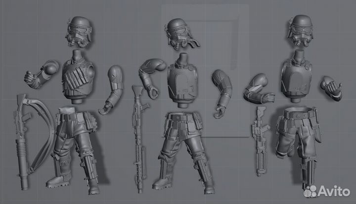 Star wars legion Imperial Heavy Swamp troopers