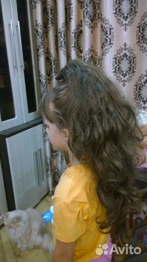 Шиньон, хвост на крабе