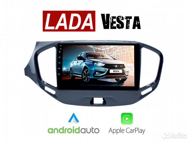 Topway LADA Vesta LTE CarPlay 3/32gb