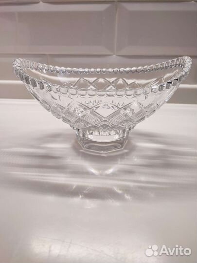 Ваза для фруктов конфетница хрусталь